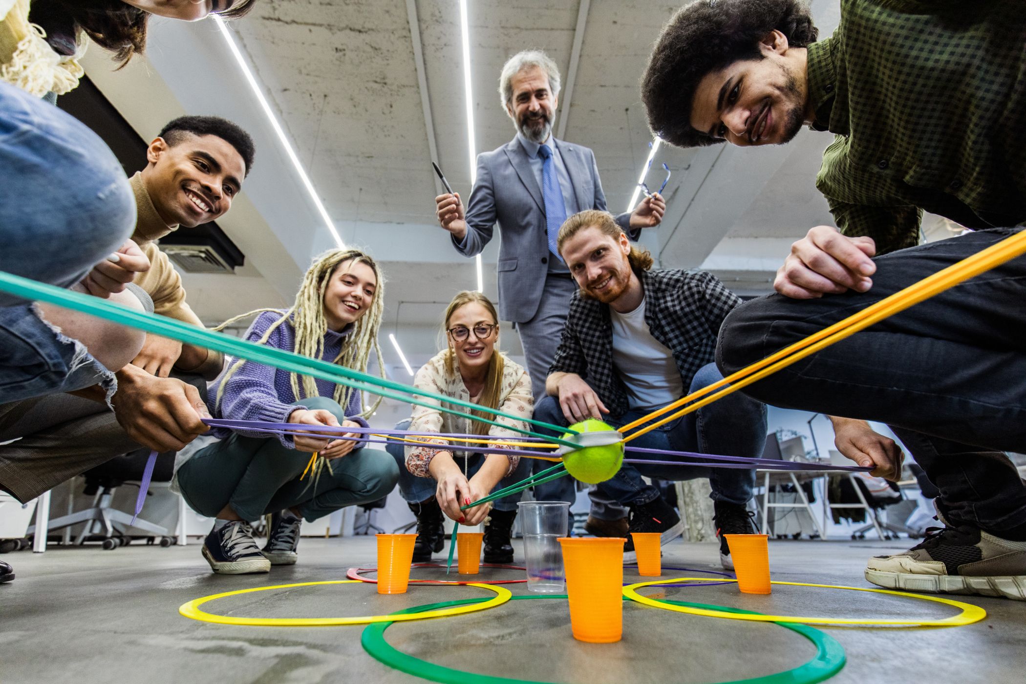Employee fun in workplace