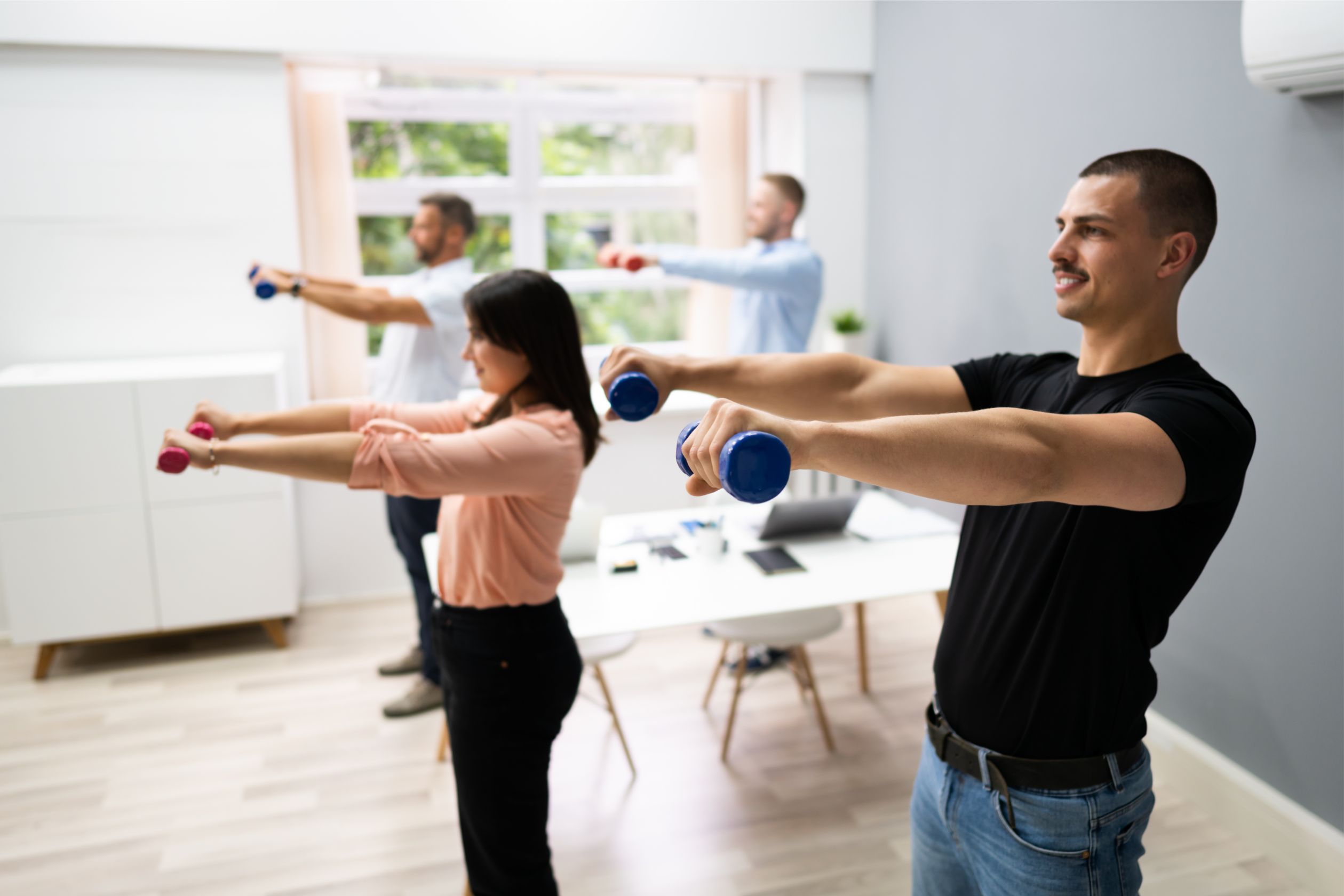 Office wellness exercise