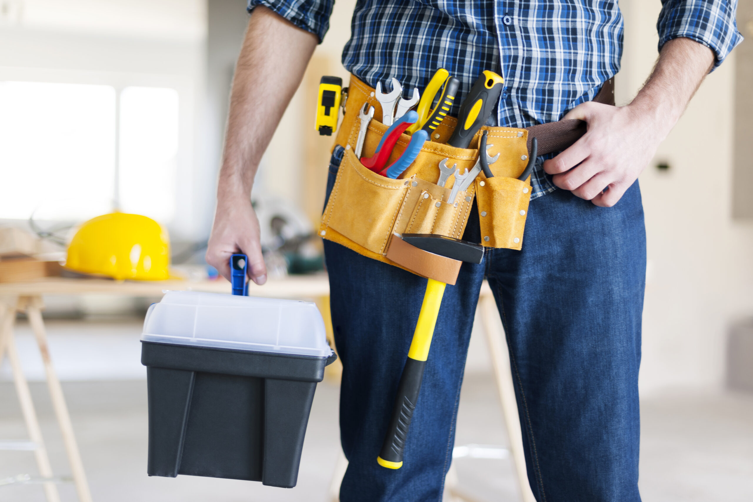 Male construction worker