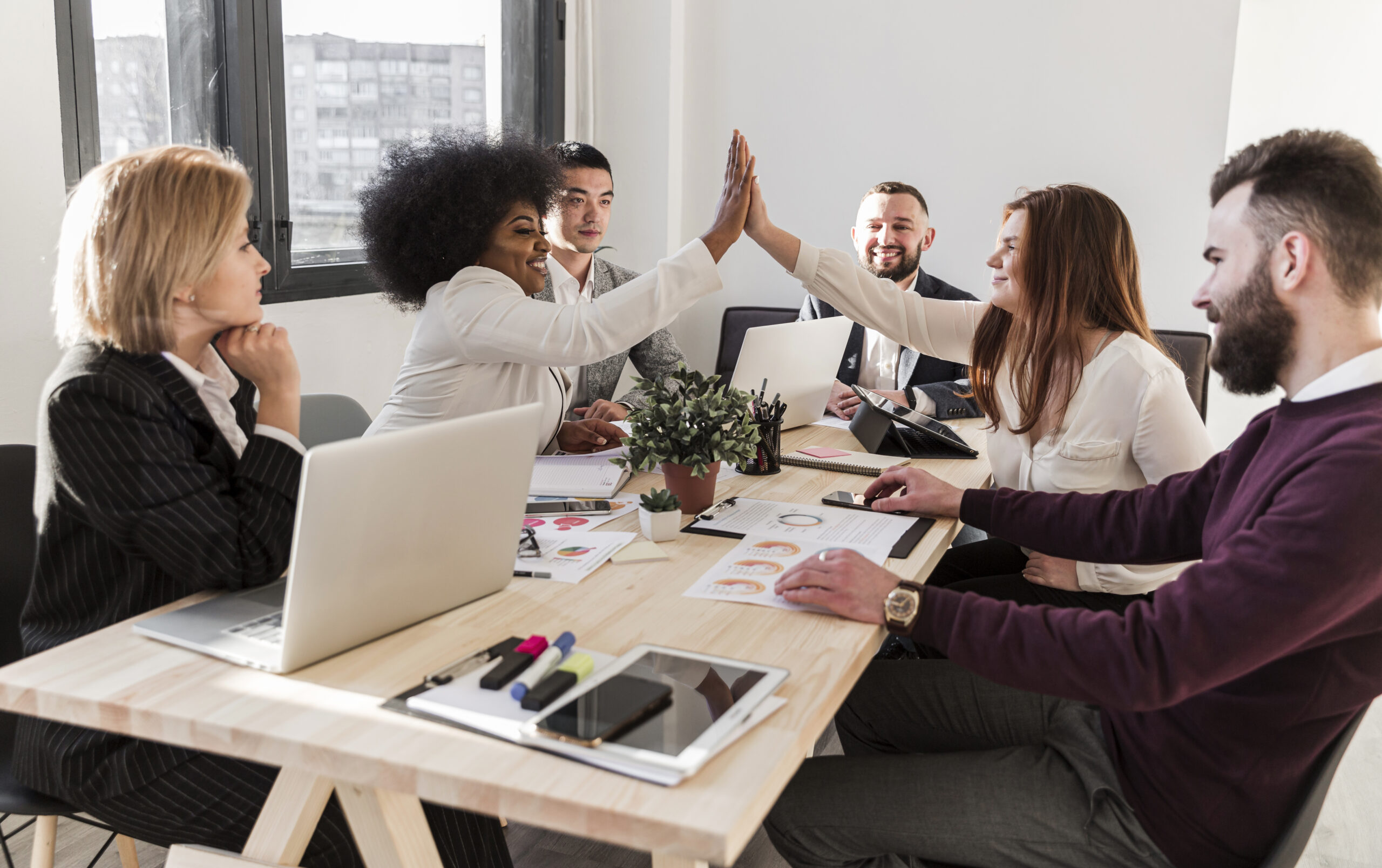 Employees happy with their jobs